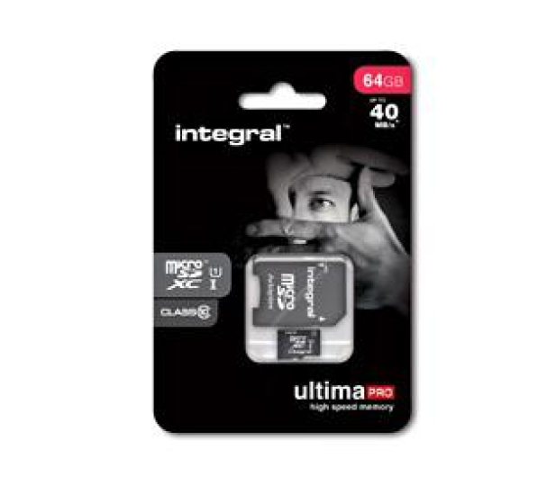 INTEGRAL micro SDXC 64GB INMSDX64G10-40U1 - 1399846 - zdjęcie 2